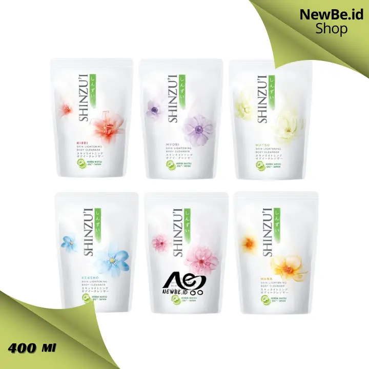 Shinzui Sabun Cair 400ml Promo - Soap Mandi Mencerahkan Lightening Cleanser Vitamin