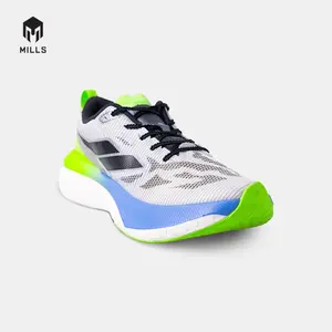 Mills Sepatu Lari Running Shoes Enerstrike Blitz M2 Lt.Grey/Ocean.Blue/Neon.Lime 9104108 (Berkualitas)