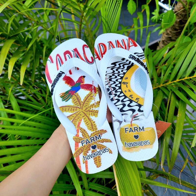   TẶNG CẶP DÂY  Dép Cao Su Havana CaPaNa Full Trắng Đế Xéo Cao Cấp Nam 