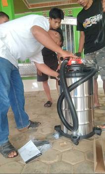 Product Review of Promo Guncang Tixx Vacuum Cleaner 35L  3in1 Vakum/Air Hisap/Blower Sedot Debu Basah Kering Vacum Blower Wet Dry Penyedot Debu Merah Stainless vacum  cleaner deerma  vacuum vacum from A**g P**a 3