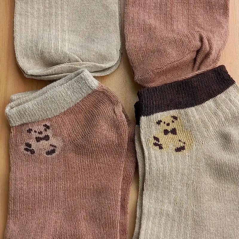 Kaos Kaki Brown Bear Lucu 2