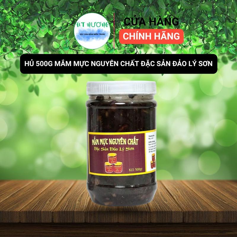  Hủ 500G Mắm Mực Đặc Sản Lý Sơn - Mực Nguyên Chất Chưa Pha Thơm Ngon Chua Miến 