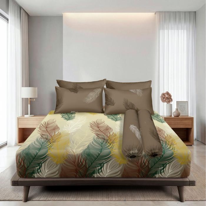 Gambar Illusions - Sprei King 180x200 Tinggi 25Cm Bantal 2 - New Launching - Calia dari Lady Rose Sprei Kab. Bandung 5 Tokopedia