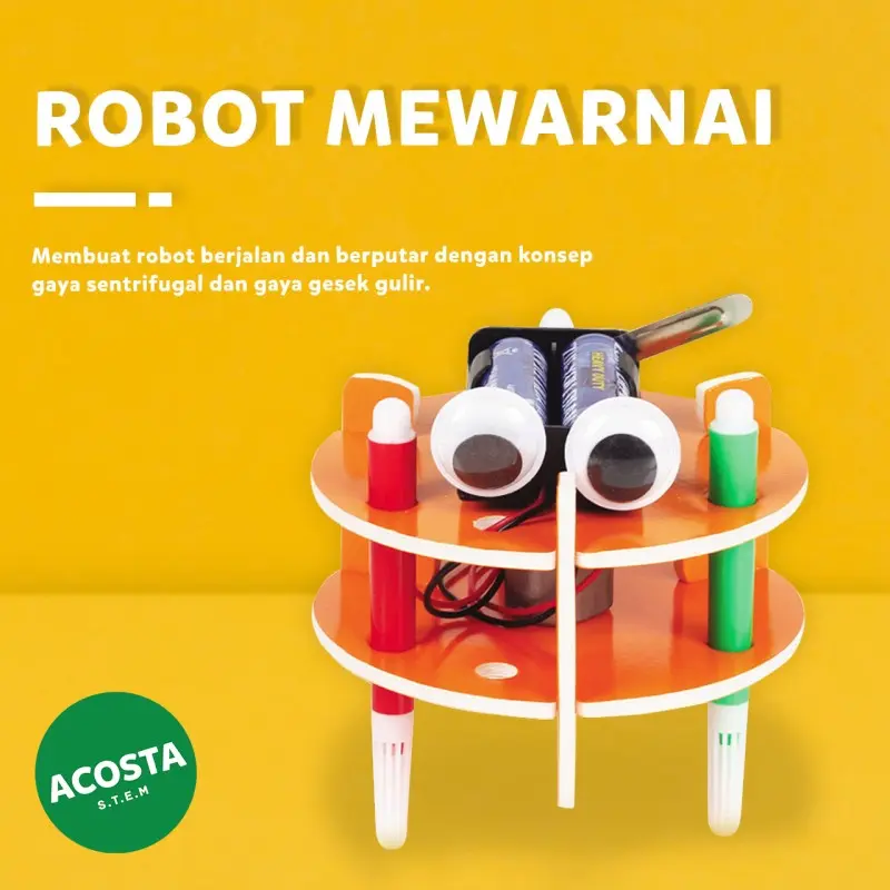 Mainan Edukasi Sains & Teknologi Usia Anak 6 - 8 Tahun DIY Rakit ACOSTA STEM Toys 3