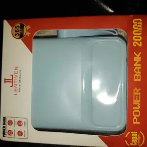 LENTIVEN Powerbank 20000mAh Mini with 4 usb fast charging LED Senter Display BH27