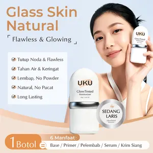 【Bersertifikat BPOM】UKU 6-in-1 Retinol Cream - Niacinamide + Pro-Xylane + Ceramide NP, mencerahkan warna kulit, menutupi noda, primer makeup multi-efek.