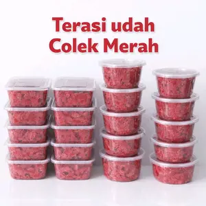 Terasi udang colek merah khas sunda - terasi enak dan ni'mat