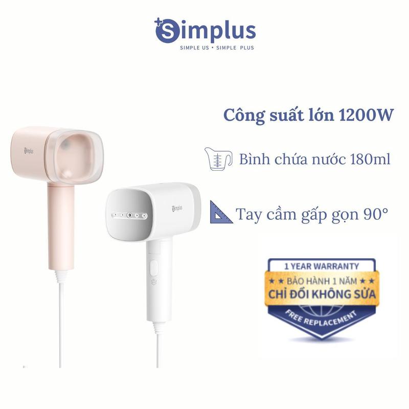  Simplus Bàn ủi hơi nước cầm tay Simplus GTJH020 Công suất 1200W Bình chứa nước 180ml Gấp gọn tiện lợi Bảo hành 1 năm chỉ đổi không sửa 