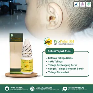 Tetes Telinga untuk Kotoran Keras Anak dan Dewasa propolis sm 6ml Ear Kuping