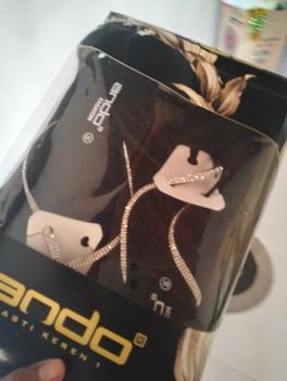 Product Review of Ando Sandal Wedges Jepit Wanita - Ando Nice Blink Hitam from P**a S**i 0