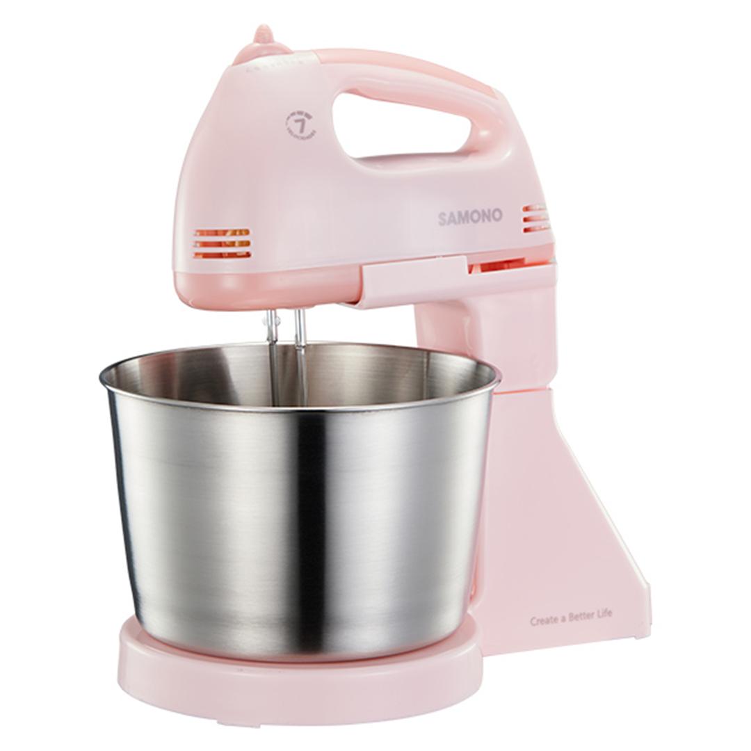 【GREBEK GUDANG SUANVINZLIE】Samono Mixer Roti Stand Mixer & Hand Mixer 2in1 Daya 200W, 7 Kecepatan, Wadah Stainless Steel 2.5L (SW-HMB200) 【GREBEK GUDANG SUANVINZLIE】Samono Mixer Roti Stand Mixer & Hand Mixer 2in1 Daya 200W, 7 Kecepatan, Wadah Stainless Steel 2.5L (SW-HMB200)