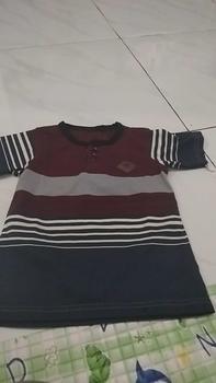Product Review of NOTA LIVE STREAMING CO KAOS ANAK KERAH FASHION Motif  Pakaian from D**i k**a A**a 0