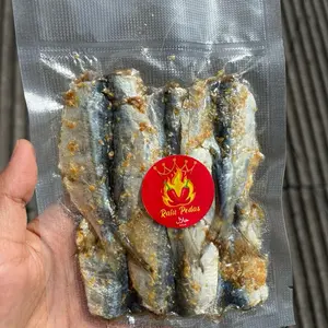 Dendeng Ikan Asin Manis Kemasan Vacum 80gr Snack Seafood Terbaik