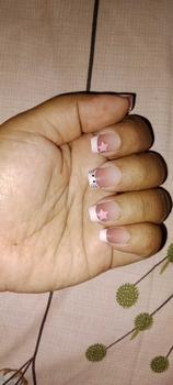Product Review of MIULII Barbie Nails/ KUKU PALSU CANTIK / 24PCS / 3D / NAIL ART / PREMIUM / CUTE / BEUATY NAIL / FAKE NAIL / DAILY / KANTOR / SANTAI / WEDDING / PESTA/ KUTEK C Lem Tangan Tempel Polish Cat from D**a E**i 2