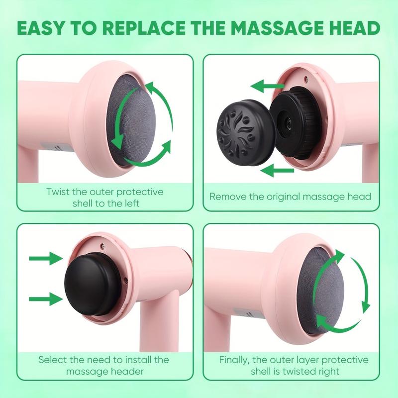 Product Introduction of Máy mát xa cơ thể bằng điện đa chức năng, mát xa mục tiêu cho bụng, chân và eo, có thể sạc lại USB cầm tay và di động để thư giãn toàn thân, quà tặng ngày lễ, 6