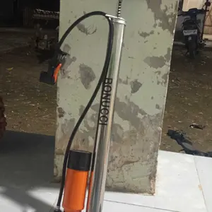 Pompa Angin Manual Tabung + Meter / Sepeda - Motor - Ban - Roda