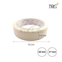 Gambar TRG Lakban Isolasi Kertas 1 Inch 24mm x 27 Yard - Masking Tape Tebal Murah Lengket 24 mm TRG dari ATK & Co Kota Bandung 3 Tokopedia
