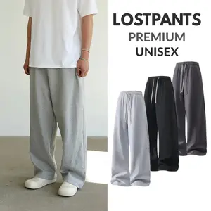 CELANA LOSTPANTS BAGGY PRIA UNISEX CELANA SANTAI KULOT PRIA DEWASA KEKINIAN LOOSE PANTS BASIC CELANA TRENING TRAINING CELANA GYM CELANA SEHARI HARI PANJANG CELANA GOMBRONG CELANA PANTS KULOT BAHAN PREMIUM