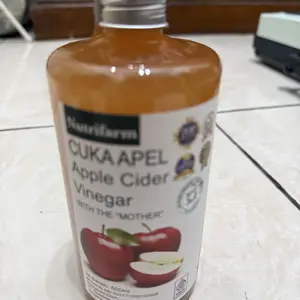 NUTRIFARM CUKA APEL 500ML / WITH MOTHER FREE HIMALAYA SALT 30GR