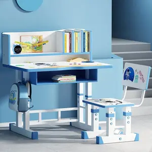 [Desain Ergonomis] Meja Belajar Anak Set Kursi Meja Belajar Anak Kea Panel Meja Mainan Anak Set Kursi Meja Edukasi Anak Pembelajaran Meja Main Anak Mainan Meja Belajar Anak Mini Mainan 0-12 Tahun Mainan Edukasi