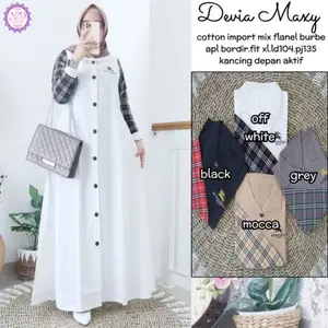 [ BEST SELLER ] Gamis Kotak Full Kancing Mix Katun Square Baju Gamis Wanita Terbaru  Dress Muslim Crinkle Airflow Maxi Syari Atasan Panjang Dewasa • simpel