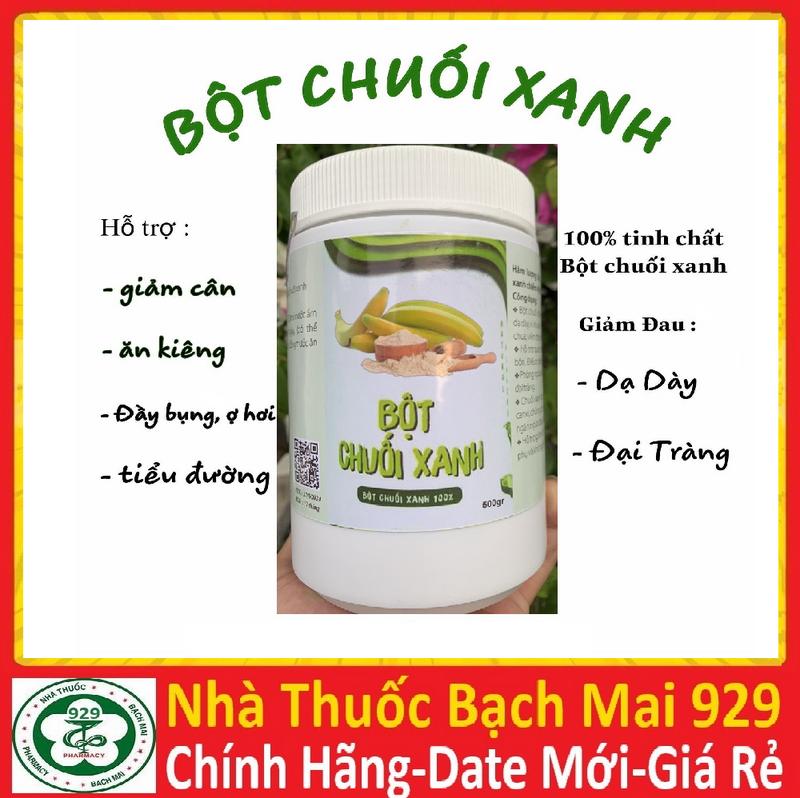 Tinh bột chuối xanh 100% tự nhiên hỗ trợ giảm đau dạ dày đại tràng