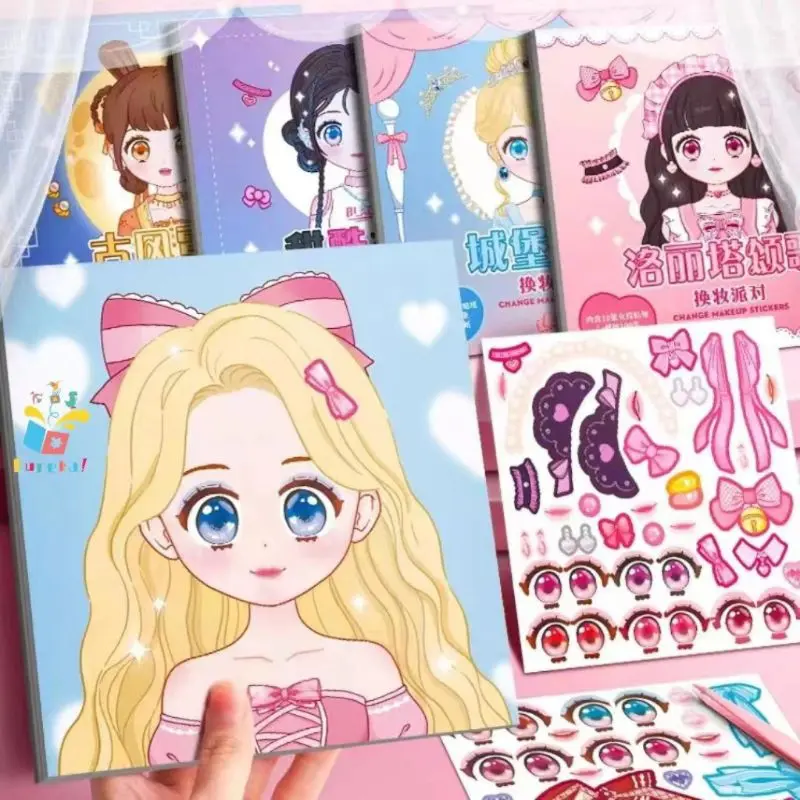 Sticker Make Up Anak untuk kreatifitas Paper Toys Perempuan 2