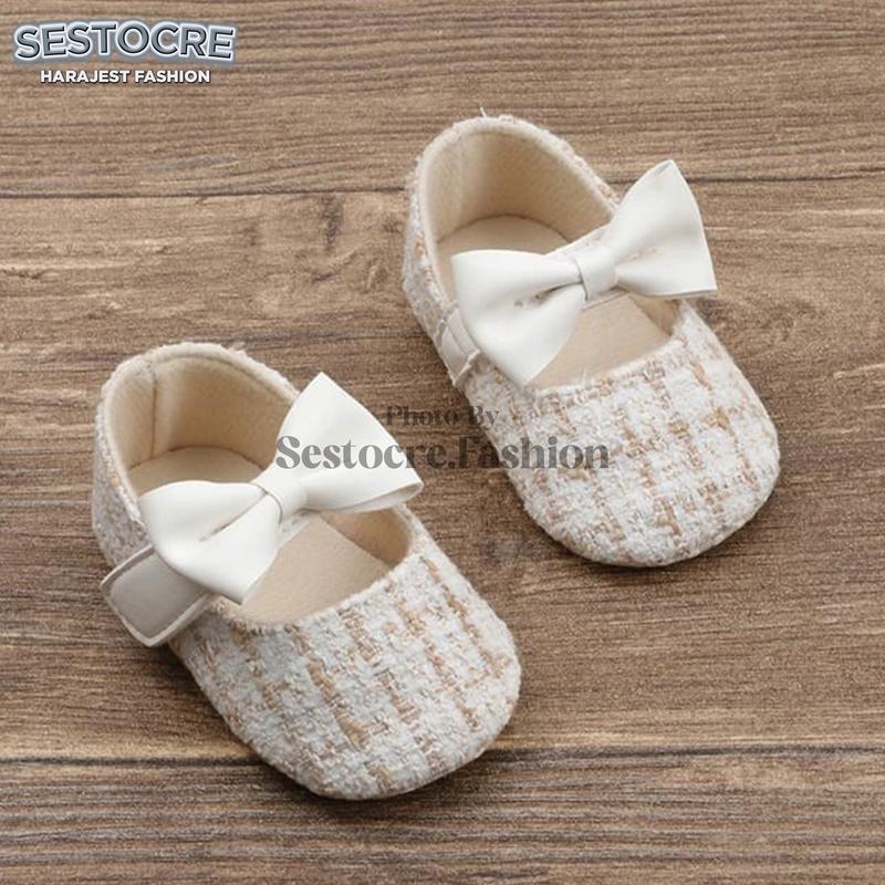 Product Introduction of SF Sepatu Bayi Perempuan Prewalker Pita Lucu Lembut Usia 0 - 12 Bulan Cewek Anti Slip Anak-Anak Casual Nyaman Di Kaki - Bisa COD Bayar Ditempat 15