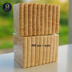 Stick Es Krim Kayu Isi 500 pcs – Lidi Kayu untuk Kerajinan Tangan, DIY, & Hiasan