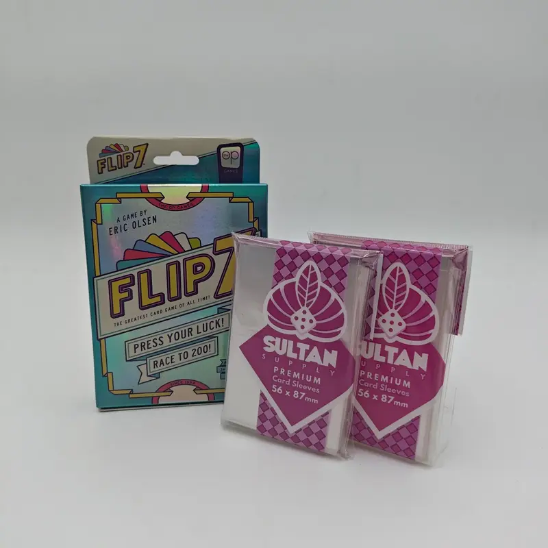 sultan card sleeves Sultan Sleeves [Amber] (for 59x86mm) [Hard] 50 sheets – CMONJAPAN main image 1
