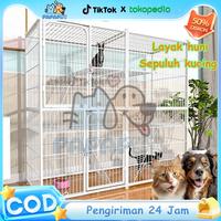 Gambar 【50% Diskon】Kandang mewah yang besar, tidak bertutup, memiliki dua warna besar, berbagai ukuran, dan bagian dalam logam yang memiliki pintu yang dapat dibuka dengan sendirinya, dan ada banyak keluarga kucing yang dapat dibeli dengan beragam pilihan - S--Hitam-【P60cm*L48cm*T80cm】 dari PaPaPet.id Kab. Tangerang 1 Tokopedia