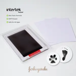 Clean Touch Inkless Pad Kit - Baby Handprint Footprint / Cetak Telapak Tangan Kaki Bayi