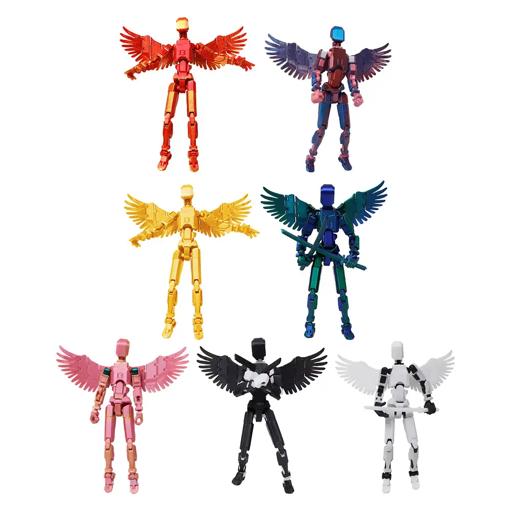 【UBaby】Set Figur Aksi T13 Baru 2024, Figur Aksi Lucky 13, Figur Aksi Boneka Toy