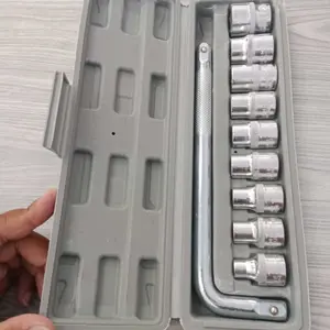 Tool Kit 10 In 1 Set Kunci Sock Pas SHOCK Sok kenmaster Sok Obeng Alat Bengkel Set NEW