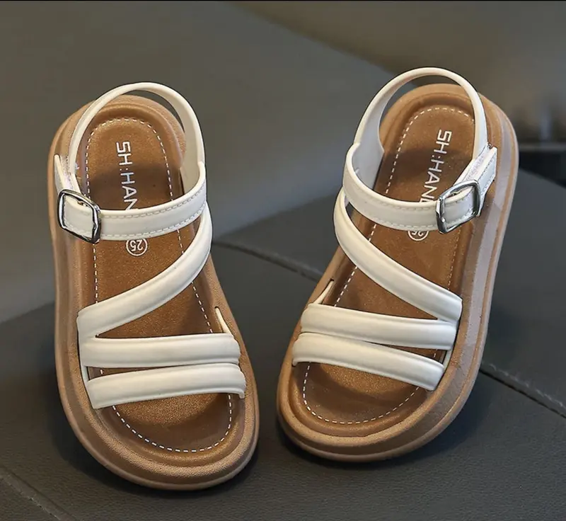 ZOOMKIDS YNTX223 Sandal Anak Fashion Balita Sandal Putih Soft Premium Strap PVC Breathable Versatile Nyaman Len 2