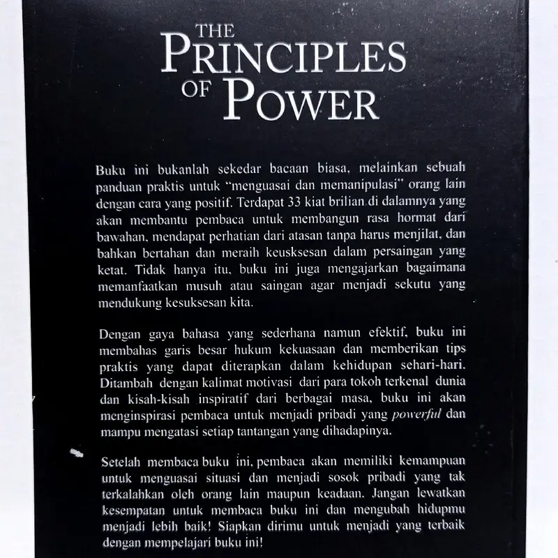 Buku Motivasi The Principles Of Power : Dio Yulianto Psychology Remaja 3