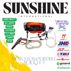 YOUQ F-1 MESIN STEAM PORTABLE/ MESIN CUCI MOBIL, MOTOR, AC, HALAMAN, TAMAN