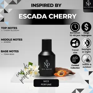 Nice Perfume Escada Cherry Parfum Fruity Sweet & Playful Wangi Ceri Segar untuk Daily Wear dan Date Night