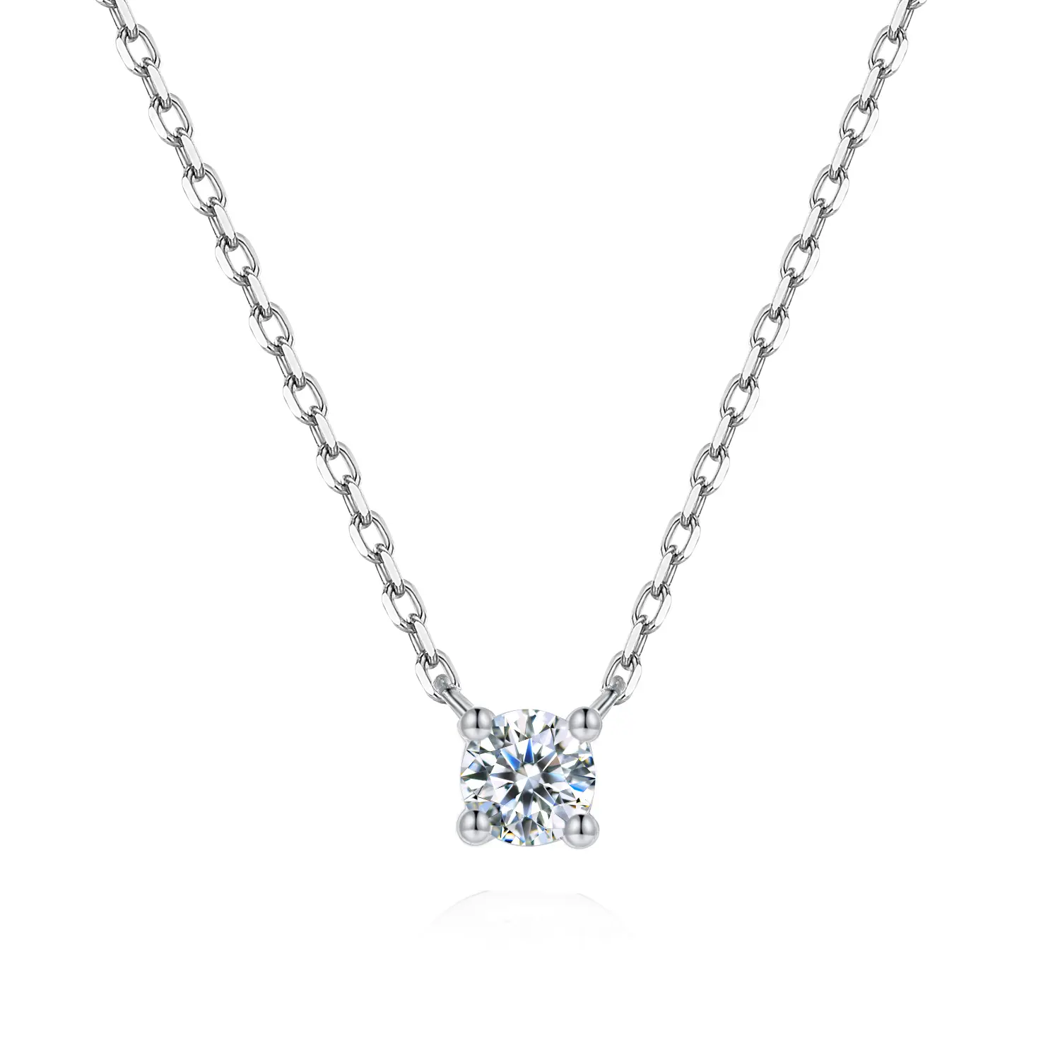 Briella Solitaire Diamond Necklace [The Starry Co.]