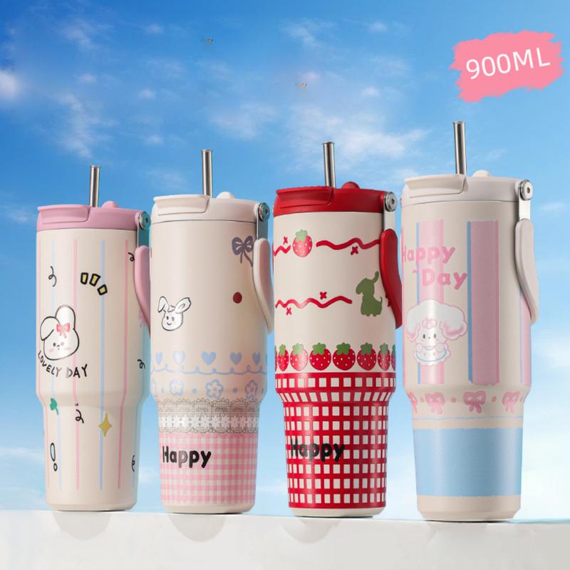 Bình giữ nhiệt cao cấp inox 316 không gỉ dung tích 900ml, bình đựng nước thể thao thời trang