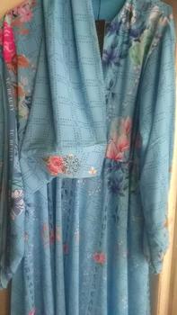 Product Review of Almira Gamis  Motif printing  Digital klok mayung Gamis pesta   Syari Muslim Kondangan from S**h Q**h 1