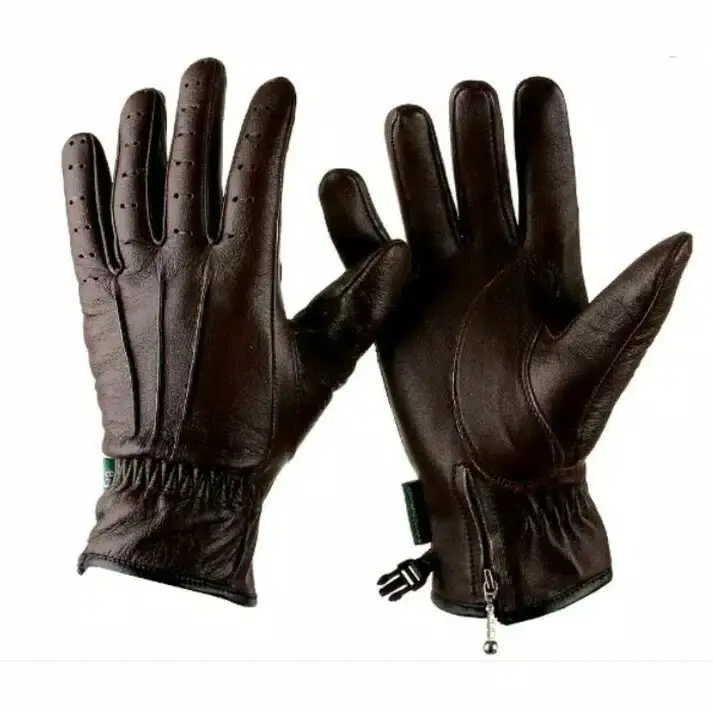Sarung tangan kulit/sarung tangan kulit motor /sarung tamgan kulit pria dan wanita Hitam Gloves