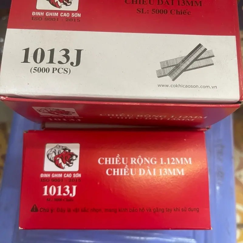 Đinh ghim 1013J Cao sơn (cho máy đinh hơi);ghim rộng 10mm dài 13mm