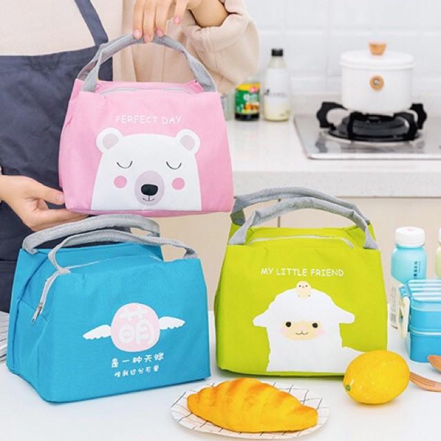 Tas Bekal Motif Binatang Cooler Bag Asi Mpasi Insulated Tahan Panas & Dingin 2
