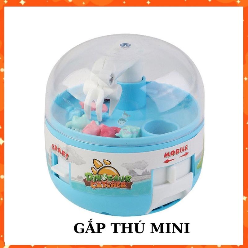 Máy Gắp Thú Khủng Long Mini Đồ Chơi Gắp Gấu Trứng Khủng Long Vui Nhộn Cho Bé