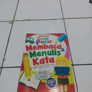 Buku Belajar Anak Cepat Pintar Membaca & Menulis Kata