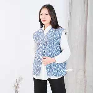 Outer Vest Rompi Batik Modern Atasan Batik Wanita