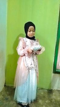 Product Review of KAMARI set rok anak ice blue,burgundy,set gaun anak,set rok anak lebaran..brukat tile dot/polos,kebaya anak,gamis lebaran anak kekinian usia 2-15 tahun Setelan Muslim anak Bunga Outer Baju Jilbab Nyaman Panjang Panjang Dress Kaos from q**n 2
