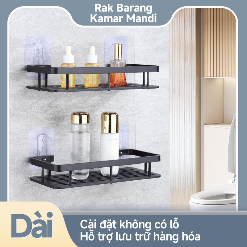 Vật dụng phòng tắm treo tường giá đỡ khay tường giá đựng đồ vệ sinh cá nhân kệ phòng tắm đồ vệ sinh cá nhân chậu rửa mặt và bồn cầu giá lưu trữ gia đình tích hợp kệ không đục lỗ