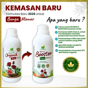 MANGGROW – Pupuk Organik Cair Bunga Mawar 500ml & 1000ml | Penyubur & Pelebat Bunga Tanaman Mawar
